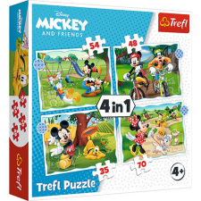 Trefl Mickey egér szép napja 4 az 1-ben puzzle - Trefl puzzle, kirakós