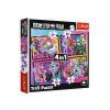 Trefl Monster High: Felvillanyozó nap 4 az 1-ben puzzle - Trefl