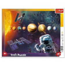 Trefl Naprendszer 25 db-os keretes puzzle - Trefl puzzle, kirakós