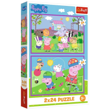 Trefl Peppa a játszótéren 2x24db-os puzzle - Trefl puzzle, kirakós