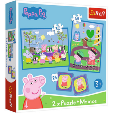 Trefl Peppa malacos 2 az 1-ben puzzle és memóriajáték - Trefl memóriajáték