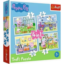 Trefl Peppa Pig Holiday reccolection Kirakós játék 12 db Rajzfilmek (1343595) puzzle, kirakós