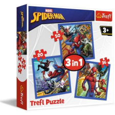Trefl : pókember 3 az 1-ben puzzle - 20,36, 50 darabos puzzle, kirakós