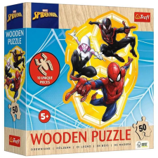 Trefl Pókember akcióban 50db-os fa puzzle - Trefl puzzle, kirakós