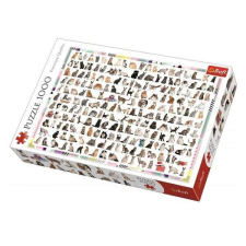 Trefl prémium kategóriájú 1000 darabos puzzle - 208 macska puzzle, kirakós