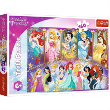 Trefl puzzle 160 db - Disney hercegnők porté társasjáték
