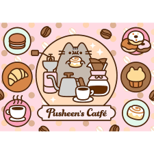 TrefL puzzle Pusheen a kávézóban puzzle, kirakós