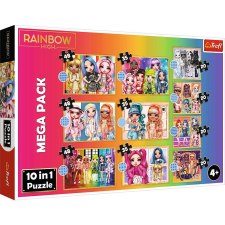 Trefl PUZZLE TREFL 10IN1 RAINBOW HIGH PAPUSILE FASHION puzzle, kirakós