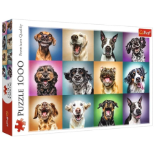 Trefl Puzzle vicces kutya portrék 1000 db-os Trefl puzzle, kirakós