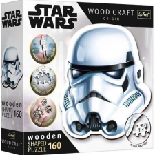 Trefl Puzzle Wood Craft: Star Wars, Rohamosztagos sisak 160 darabos puzzle fából (20188) (T20188) puzzle, kirakós