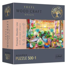 Trefl puzzle wood craft: tengerparti nyaraló - 500 + 1 darabos puzzle fából puzzle, kirakós