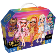 Trefl Rainbow High 70db-os glitter puzzle - Trefl puzzle, kirakós