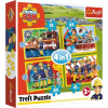 Trefl : Sam a bátor tűzoltó 4 az 1-ben puzzle - 35, 48, 54, 70 darabos