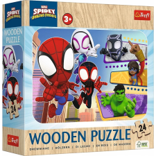 Trefl Spidey és csodálatos barátai 24db-os fa puzzle - Trefl (20274 TR) puzzle, kirakós