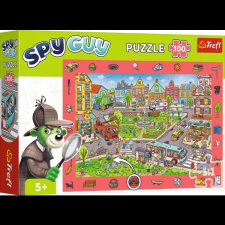 Trefl : Spy Guy Kisvárosi nyomozós képkereső puzzle - 100 darabos puzzle, kirakós