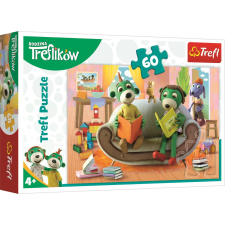 Trefl Trefl 60 darabos puzzle - Treflik család meseolvasás puzzle, kirakós