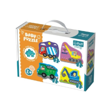 Trefl Trefl Baby puzzle járművek az építkezésen 4 az 1-ben puzzle, kirakós