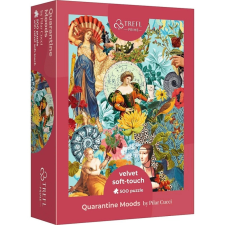 Trefl TrefL bársonyos tapintású puzzle - karantén hangulatai 500 darabos puzzle, kirakós