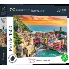 Trefl trefl puzzle romantikus naplemente: vernazza, liguria, olaszország 1500 darab puzzle, kirakós