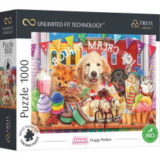 Trefl TREFL Puzzle Végtelen Aranyosság: Kutyusok cukrászda előtt 1000 darab puzzle, kirakós