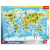 Trefl Trefl Világtérkép állatokkal keretes puzzle 25 db-os (31340)