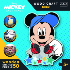 Trefl Trefl wood craft junior mickey egér világában puzzle 50 darabos puzzle, kirakós