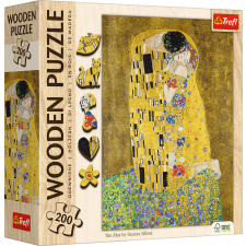  Trefl Wood Craft - Klimt - A Csók -200 db-os puzzle, kirakós