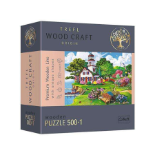 Trefl Wood Craft: Nyári kikötő fa puzzle 500+1db-os - Trefl puzzle, kirakós