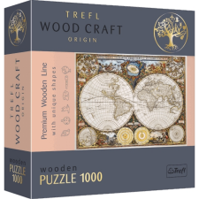 Trefl Wood Craft: Régi térkép 1000db-os prémium fa puzzle - Trefl puzzle, kirakós