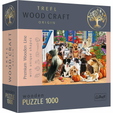 Trefl Wooden Puzzle 1000 Pieces The Puppies Team puzzle, kirakós