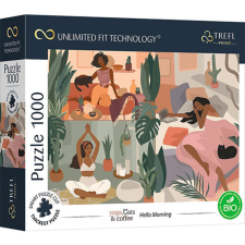 Trefl Yoga, Cats, Coffee Helló reggel 1000 db-os UFT puzzle - Trefl puzzle, kirakós