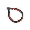 Trelock BC 360 integrált, kulcsos láncos zár, 85 cm x 6 mm, fekete