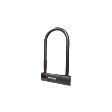 Trelock U6 U-lakat, 230x108x16 mm, vázkonzollal, fekete kerékpár lakat