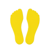 Tremblay Gumi padlójelölő, sárga láb - TREMBLAY