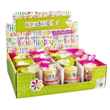 TRENDHAUS boldog szülinapot torta gyertya, 2 féle party kellék