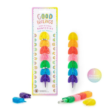 TRENDHAUS Színes ceruza Trendhaus GOOD FEELINGS Rainbow tolóbetétes, 7 színű színes ceruza