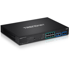 Trendnet 12-Port Gigabit PoE+ Smart Surveillance Switch (TPE-3012LS) hub és switch