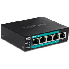 Trendnet 5-Port Fast Ethernet Long Range PoE+ Switch (TE-FP051) hub és switch