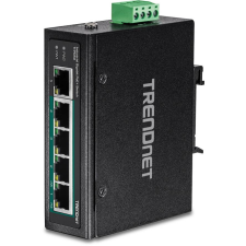 Trendnet Industrie Switch 5 Port Fast Eth. PoE+ L2 DIN-Rai (TI-PG50) hub és switch