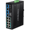 Trendnet Switch 10-port Industrial Gbit PoE++ Din-Rail (TI-BG104)