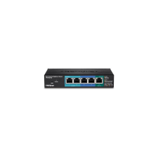 Trendnet Switch  5-Port Gbit EdgeSmart PoE+ 18 W Metall (TPE-P521ES) hub és switch