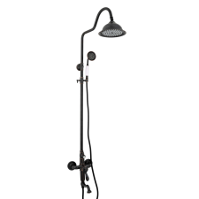  TRENDY'S zuhanyoszlop, három funkcióval, antik fekete fürdőkellék