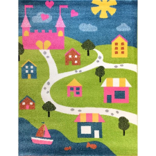 Trendy Kids 200x280 cm Trendy kids Meseváros D235A, gyerekszőnyeg lakástextília