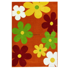  Trendy Kids Narancs virágos D236A szőnyeg 160x230 cm lakástextília