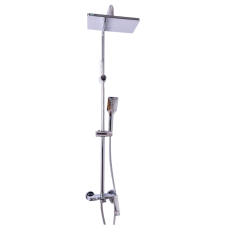 TRENDY S három funkciós zuhanyrendszer, fényes krómozott fürdőkellék