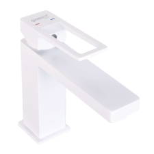 TRENDY S TRENDY'S mosdócsaptelep, téglalap alakú, fehér csaptelep