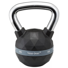 Trendy Sport Kettlebell Premium 10 kg fekete-króm kettlebell