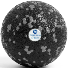 Trendy Sport Masszázs labda Trendy Bola fekete-szürke 8 cm fitness eszköz