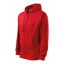 Trendy Zipper felső férfi piros 3XL férfi pulóver, kardigán