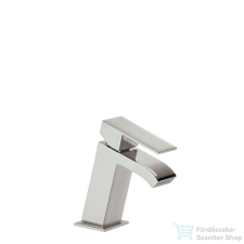 Tres Cuadro Exclusive mosdó csaptelep leeresztő nélkül, döntött, steel, 00620101AC csaptelep